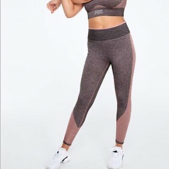 PINK Victoria's Secret Pants - PINK Victoria’s Secret Seamless Workout Leggings